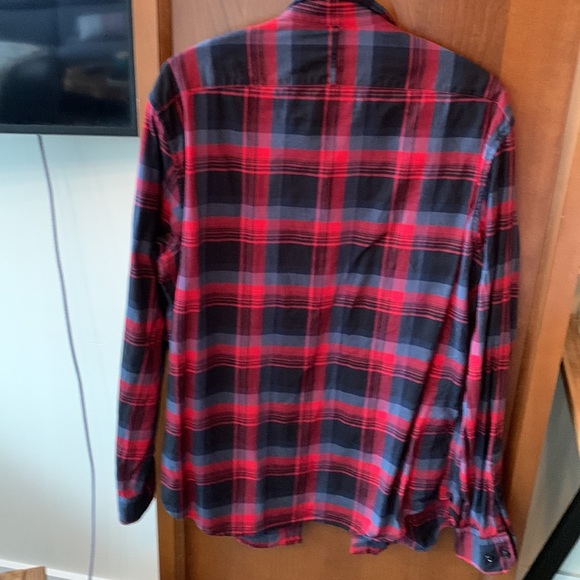 Banana Republic luxe flannel shirt size L men’s - Picture 3 of 3